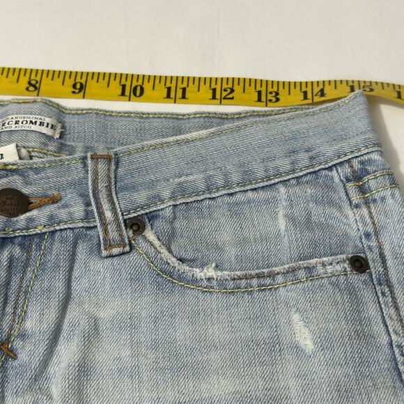 Abercrombie & Fitch Y2K Low-Rise Micro Shorts Size 2 – Ultra Short, Trendy - Picture 12 of 12